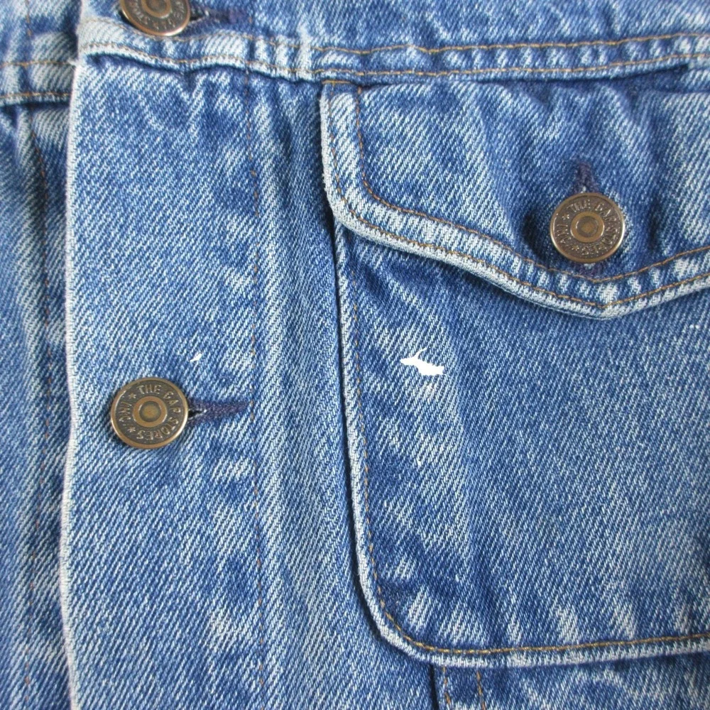VINTAGE GAP Pioneer Jacket Mens M Blue Denim Trucker Barn Chore Workwear 80s